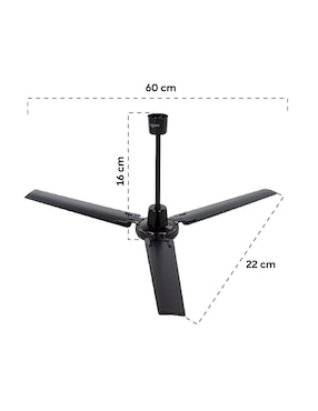 Ventilador de techo Igoto 5 velocidades