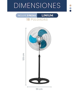 Ventilador 3 en 1 Linium 3 velocidades