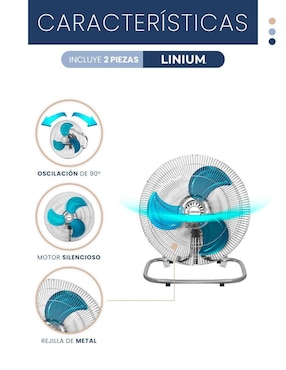 Ventilador 3 en 1 Linium 3 velocidades