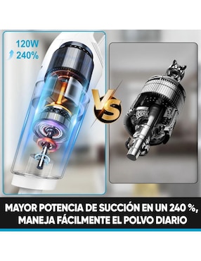 Aspiradora de mano Genérica Removedor de polvo 500 ml