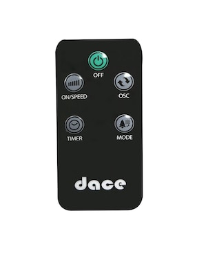 Ventilador de pedestal Dace con control remoto 3 velocidades