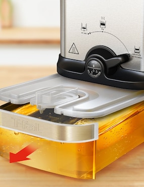 Freidora de aceite con compartimento doble T-Fal Deep Fryer 1.8 L Fr702D51
