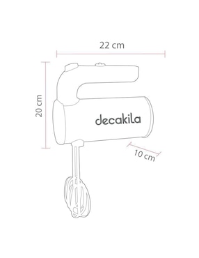 Batidora manual Decakila 7 velocidades Kmmx006R