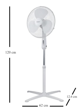 Ventilador de pedestal Bestherm 3 velocidades