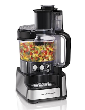 Procesador de alimentos Hamilton Beach cuchillas de acero inoxidable