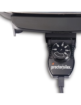 Sartén eléctrico con tapa Proctor Silex de acero inoxidable
