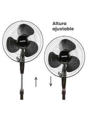 Ventilador de pedestal Proctor Silex 3 velocidades