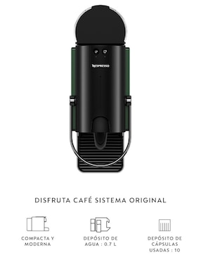 Cafetera de cápsula Nespresso Original Line A4KC62-MX-GR-NE