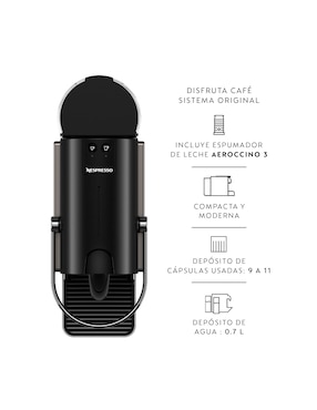 Cafetera de cápsula Nespresso Pixie A4kc61-mx-tine2