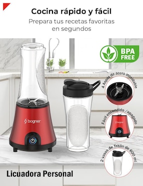 Set licuadora personal Bogner bpb02
