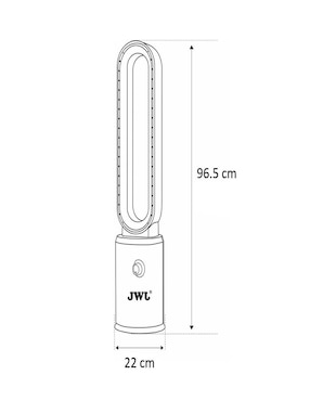 Ventilador de torre JWJ 3 velocidades