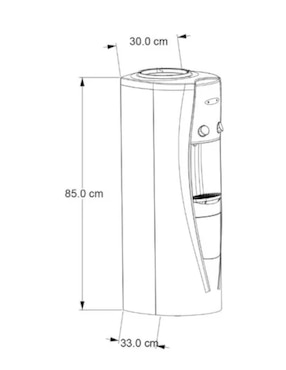 Dispensador de agua eléctrico Whirlpool WK5012Q BCO