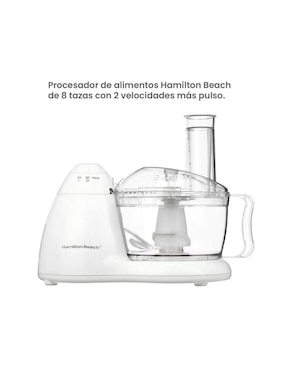Procesador de alimentos Hamilton Beach cuchillas de acero inoxidable
