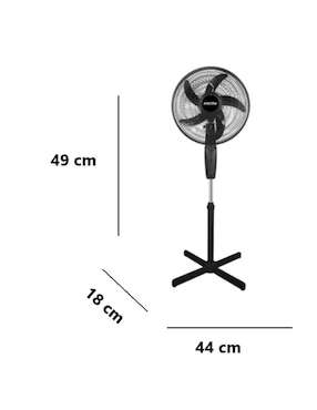 Ventilador de pedestal Taurus 2 velocidades