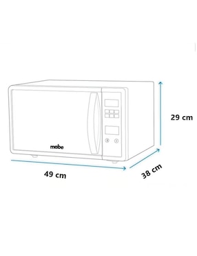 Horno de microondas de convección Mabe modelo HMM70SEJ 0.7 pies cúbicos