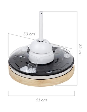 Ventilador de techo Igoto con control remoto 6 velocidades