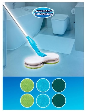 Trapeador multifuncional eléctrico Hurricane Floating Mop