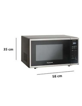 Horno de microondas convencional Panasonic modelo NN-SB56LSILVE 1.1 pies cúbicos