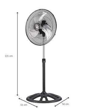 Ventilador de pedestal Mytek 3 velocidades