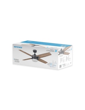 Ventilador de techo Coolfan con control remoto 3 velocidades