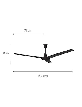 Ventilador de techo Coolfan 3 velocidades