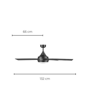 Ventilador de techo Coolfan con control remoto 3 velocidades