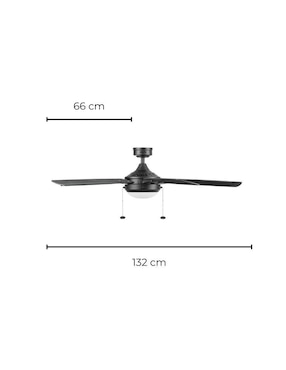 Ventilador de techo Coolfan con control remoto 3 velocidades