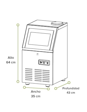 Máquina de hielo Avera MH45K