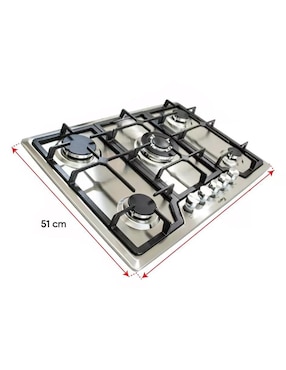 Parrilla Cuory CUO4G02 de acero inoxidable