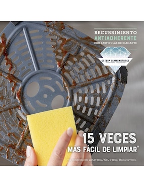 Freidora de aire Oster DiamondForce 7.5 L Ckstaf75Wdssdf