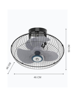 Ventilador de techo Navia con control remoto 3 velocidades