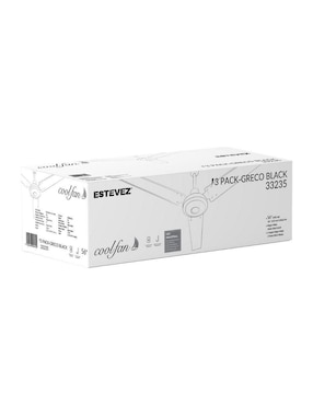 Set de ventilador de techo Coolfan con control remoto 3 velocidades