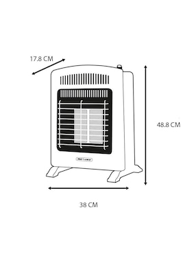 Calefactor de gas LP Heat Wave