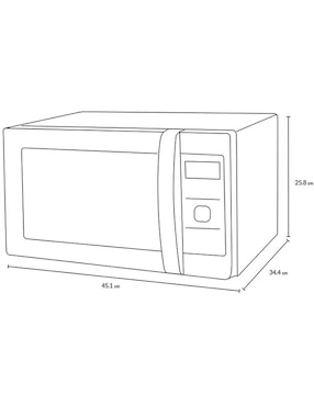 Horno de microondas de convección Winia modelo KOS-63MHSA 0.7 pies cúbicos