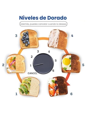 Tostador Elite Gourmet ECT118B Gourmet