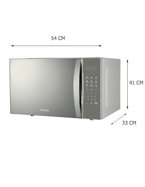 Horno de microondas convencional Winia modelo KOS-1N5HSSA 1.5 pies cúbicos