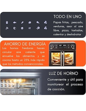 Freidora de aire Elite Gourmet Gourmet 23 L Eaf9010B