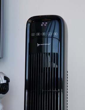 Ventilador de torre Masterfan con control remoto 3 velocidades