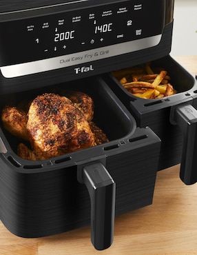 Freidora de aire T-Fal Easy Fry & Grill Dual 8 L Ey905N50