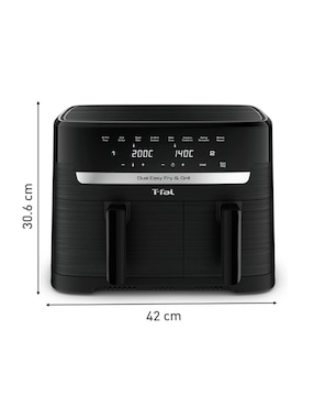 Freidora de aire T-Fal Easy Fry & Grill Dual 8 L Ey905N50