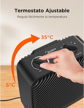 Calefactor portátil eléctrico Midea de 100 V