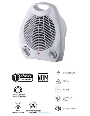 Calefactor portátil eléctrico Cnx de 127 V