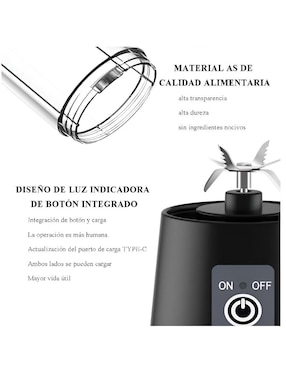 Licuadora personal Wünd 1 velocidad