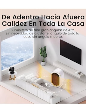 Calefactor portátil eléctrico Wünd de 127 V