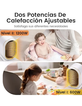 Calefactor portátil eléctrico Wünd de 127 V