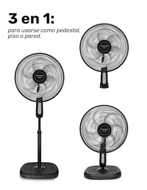 Ventilador 3 en 1 Taurus con control remoto 3 velocidades