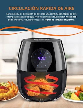 Freidora de aire Elite Gourmet 1.5 L Eaf5317D#