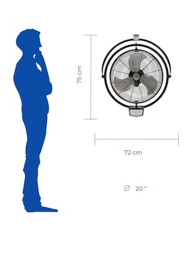 Ventilador 2 en 1 Narvik con control remoto 3 velocidades