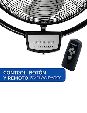 Ventilador 2 en 1 Narvik con control remoto 3 velocidades