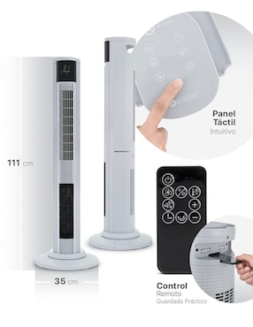 Calefactor torre cerámico eléctrico Esquimal de 127 V
